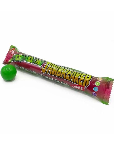 6-pack Zed Jawbreaker med Vattenmelonsmak och Tuggummi i Kärnan