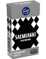 Fazer Salmiakki Cruncy Salty - Pastilleske Med Knasende Salte Salmiak/Lakrits Pastiller