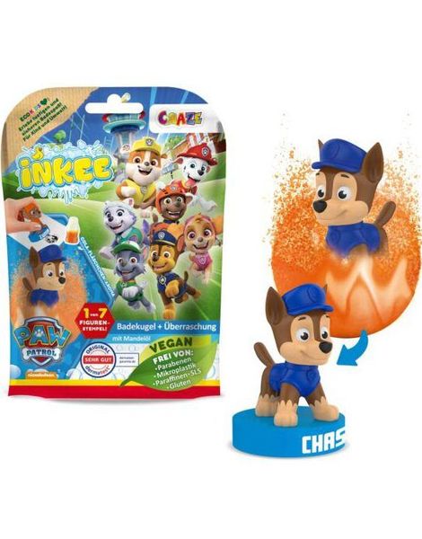 Craze Inkee Paw Patrol Badebombe - Cola Aroma - Med Overraskelse!