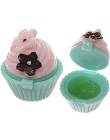 Grönt Muffinsformat Lipgloss med Vattenmelon Smak