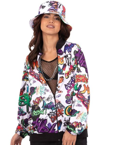 Graffiti Hip Hop - 90-Talls Jakke Unisex