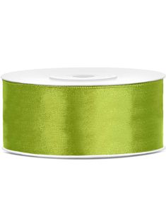 ÄPPLEGRÖNT Satinband 25 meter x 25 mm