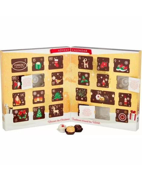 Ferrero Golden Gallery Adventskalender med Premium Sjokolade 271 gram
