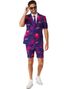 Retro Neon Dress med Shorts og Kortermet Skjorte til Herre - Suitmeister