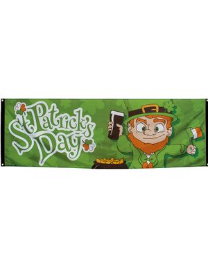 Gigantisk Tygbanderoll 74x220 cm - St Patrick's Day