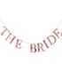 Roseguldfärgad Banner "The Bride" 1,5 Meter - Blush Hen