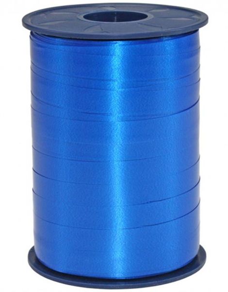 250 meter Kungsblått Ballongsnöre / Presentband - Extra Bred 10 mm