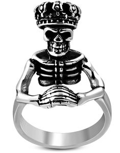 Dead Royal Prayer - Silverfärgad Ring i Kirurgiskt Stål