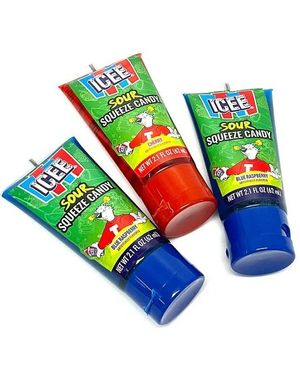 1 stk Icee Sour Squeeze Gel 62 ml - Assortert Smak