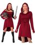 Rødhette Inspirert Kostymekjole - Medium