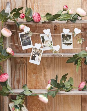 2 Meter Blomsterranke med Pioner
