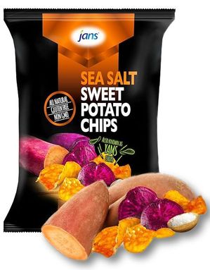 Jans Sötpotatischips Med Havssalt 84 gram