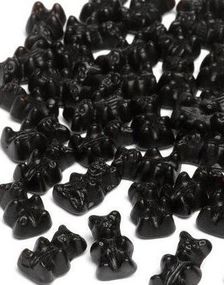 1 kg De Bron Sukkerfrie Lakrisbjørner