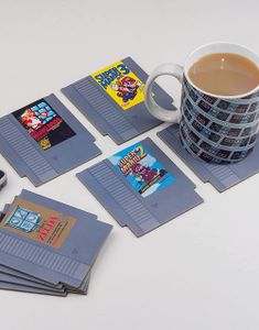 8 stk olika Licensierade NES-Glaschips