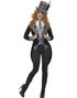 Miss Mad Hatter Inspirerad 4 Delars Kostym