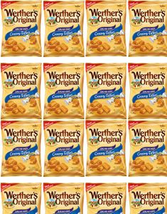 18 st Sockerfri Werthers Original Creamy Toffee - Hel låda 1440 gram