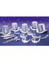 Ultimate Party Kit – Silverfärgat sett for 10 Personer med 21 Delar