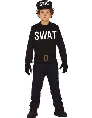 SWAT Politi Barnekostyme 