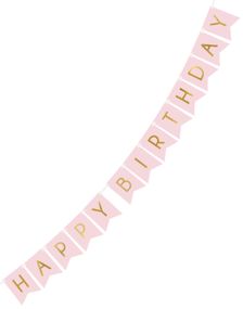 Happy Birthday Banner - 15x175 cm