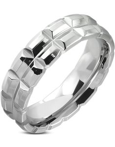 Tuff Silverfärgad Nitring i Kirurgisk Stål