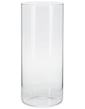 Glassbeholder for Lys 10x23 cm