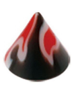 Firepoint Black/Red - 4 mm Akrylkula till 1,2 mm stång