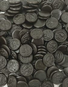 1 kg DeBron Sugarfree Liqurice Coins / Sockerfria Lakrits Mynt