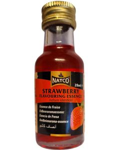 Strawberry Flavouring Essence - Jordbær Essens - NATCO 28 ml (India)