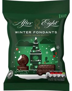 After Eight Winter Fondants - Mørke Sjokoladebiter med Peppermyntefyll 57 gram