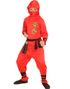 Röd Ninja Barndräkt