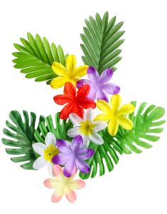 Blomster- och Bladset Dekoration – Hawaii