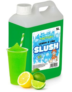 Lemon and Lime Slush-Koncentrat - 40 Liter Färdig Slush - Crazy Factory