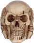 Hear No Evil, See No Evil - 3 stk Hodeskallefigurer 6,5 cm