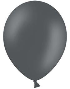 100 st 30 cm - MEGAPACK - Mörkgrå Ballonger
