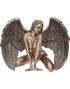 Angel's Passion - Knelende Englefigur i Bronse 17,5 cm
