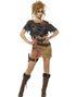 Deluxe Zombie Huntress - Zombiejeger Kostyme til Dame - X-Small