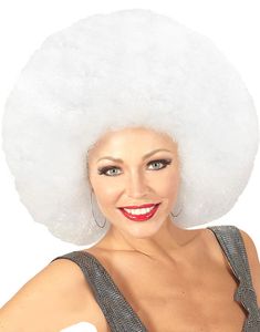 Överdimensionerad Vit Afroperuk