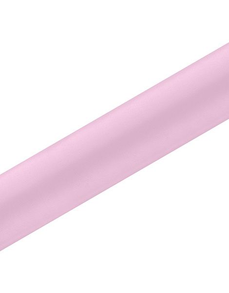LJUS ROSA Bordslöpare i Satin 36 cm x 9 meter