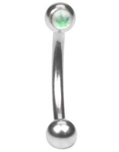 Lovly Weed - 1.2 mm x 8 mm Ögonbrynspiercing