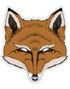 Woodland Fox - 26x28 cm Pappmask