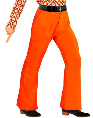 70 Tals Orange Byxor för Män