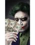 Bunke med Falske Pengesedler med Joker Inspirert Motiv