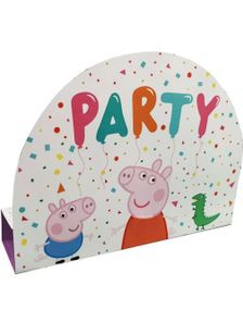 8 stk Invitasjoner - Peppa Pig