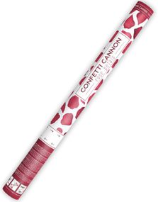 Röda Rosenblad - Konfettikanon 60 cm