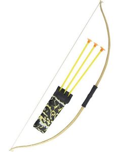 Pil med Sugproppar & Båge - 70 cm Maskeradtillbehör