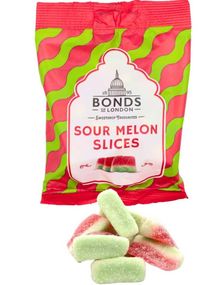 Sour Melon Slices - 130 g Bonds of London (UK)