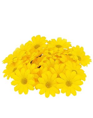 20 st Gula Dekorationsblommor
