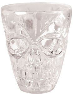 4 stk Dödskalleformat Shotglas