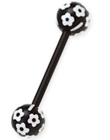 Sweet Flowers Black - Tungpiercing