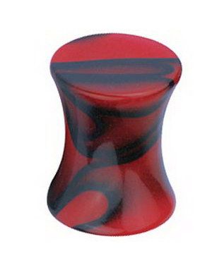 Smoked Stone - Röd Akryl Plugg